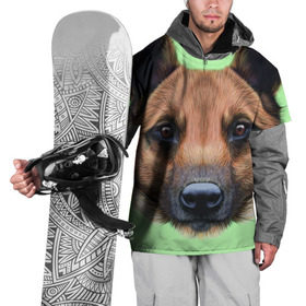 Накидка на куртку 3D с принтом Немецкая овчарка в Белгороде, 100% полиэстер |  | Тематика изображения на принте: dog | овчарка | пес | песик | собака | собачка