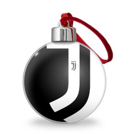 Ёлочный шар с принтом Juventus 2018 Original в Белгороде, Пластик | Диаметр: 77 мм | Тематика изображения на принте: fc | fly emirates | лого | париж | спорт | спортивные | фк | футбольный клуб