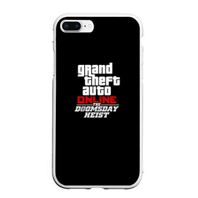 Чехол для iPhone 7Plus/8 Plus матовый с принтом GTA Online The Doomsday Heist в Белгороде, Силикон | Область печати: задняя сторона чехла, без боковых панелей | auto | dead | grand | gta | gta5 | rdr | red | redemption | rockstar | theft | гта | день | судный