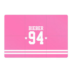 Магнитный плакат 3Х2 с принтом Bieber Team Pink в Белгороде, Полимерный материал с магнитным слоем | 6 деталей размером 9*9 см | bieber | justin bieber | бибер | джастин бибер