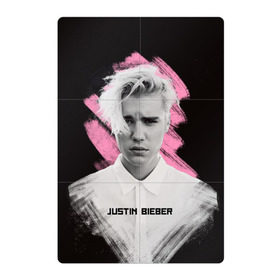 Магнитный плакат 2Х3 с принтом Justin Bieber / Pink splash в Белгороде, Полимерный материал с магнитным слоем | 6 деталей размером 9*9 см | bieber | justin bieber | бибер | джастин бибер