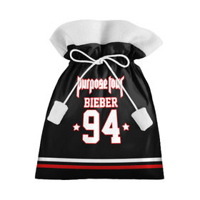 Подарочный 3D мешок с принтом Bieber Team Black в Белгороде, 100% полиэстер | Размер: 29*39 см | Тематика изображения на принте: bieber | justin bieber | бибер | джастин бибер