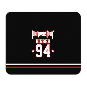 Коврик прямоугольный с принтом Bieber Team Black в Белгороде, натуральный каучук | размер 230 х 185 мм; запечатка лицевой стороны | bieber | justin bieber | бибер | джастин бибер