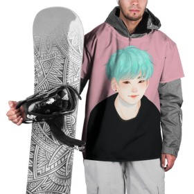 Накидка на куртку 3D с принтом BTS_Yoongi в Белгороде, 100% полиэстер |  | bangtan boys | bts | бантаны бтс