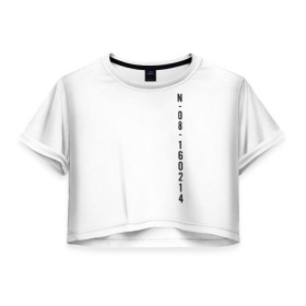 Женская футболка 3D укороченная с принтом BTS SAVE ME JUNGKOOK _white в Белгороде, 100% полиэстер | круглая горловина, длина футболки до линии талии, рукава с отворотами | bangtan boys | bts | бантаны бтс