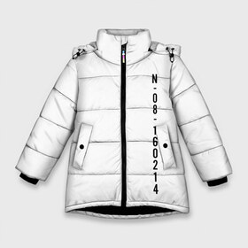 Зимняя куртка для девочек 3D с принтом BTS SAVE ME JUNGKOOK _white в Белгороде, ткань верха — 100% полиэстер; подклад — 100% полиэстер, утеплитель — 100% полиэстер. | длина ниже бедра, удлиненная спинка, воротник стойка и отстегивающийся капюшон. Есть боковые карманы с листочкой на кнопках, утяжки по низу изделия и внутренний карман на молнии. 

Предусмотрены светоотражающий принт на спинке, радужный светоотражающий элемент на пуллере молнии и на резинке для утяжки. | bangtan boys | bts | бантаны бтс