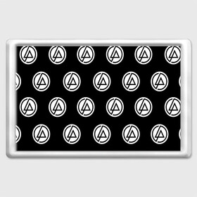 Магнит 45*70 с принтом Linkin park в Белгороде, Пластик | Размер: 78*52 мм; Размер печати: 70*45 | linkin park | logo | music | pop | rock | альтернатива | металл | музыка | музыкальный | поп | рок