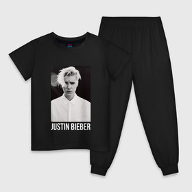Детская пижама хлопок с принтом Bieber в Белгороде, 100% хлопок |  брюки и футболка прямого кроя, без карманов, на брюках мягкая резинка на поясе и по низу штанин
 | bieber | justin bieber | бибер | джастин бибер