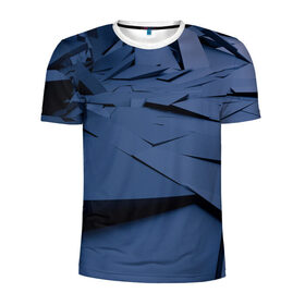 Мужская футболка 3D спортивная с принтом Абстрактная текстура в Белгороде, 100% полиэстер с улучшенными характеристиками | приталенный силуэт, круглая горловина, широкие плечи, сужается к линии бедра | 