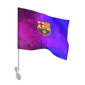 Флаг для автомобиля с принтом Барселона в Белгороде, 100% полиэстер | Размер: 30*21 см | barcelona | cosmos | football | logo | spain | sport | абстракция | арт | барселона | испания | космос | лига | лого | спорт | текстура | фк | футбол | футбольный клуб | эмблема