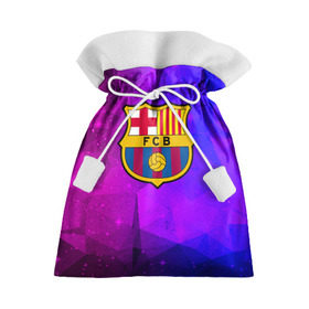 Подарочный 3D мешок с принтом Барселона в Белгороде, 100% полиэстер | Размер: 29*39 см | barcelona | cosmos | football | logo | spain | sport | абстракция | арт | барселона | испания | космос | лига | лого | спорт | текстура | фк | футбол | футбольный клуб | эмблема
