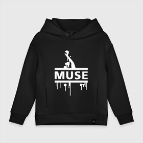 Детское худи Oversize хлопок с принтом Muse в Белгороде, френч-терри — 70% хлопок, 30% полиэстер. Мягкий теплый начес внутри —100% хлопок | боковые карманы, эластичные манжеты и нижняя кромка, капюшон на магнитной кнопке | muse |    | доминик ховард | крис уолстенхолм | муза | музе | мусе | мэттью беллами | рок группа