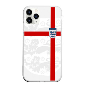 Чехол для iPhone 11 Pro Max матовый с принтом Англия форма в Белгороде, Силикон |  | fc |   сборная | англия | спорт | спортивные | фк | футбол | футбольный клуб