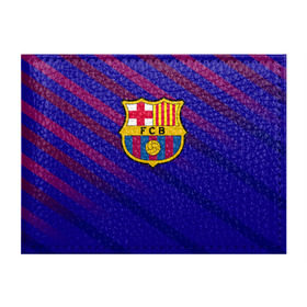 Обложка для студенческого билета с принтом FC Barcelona в Белгороде, натуральная кожа | Размер: 11*8 см; Печать на всей внешней стороне | barcelona | football | logo | spain | sport | арт | барселона | испания | лига | лого | спорт | текстура | фк | футбол | футбольный клуб | эмблема