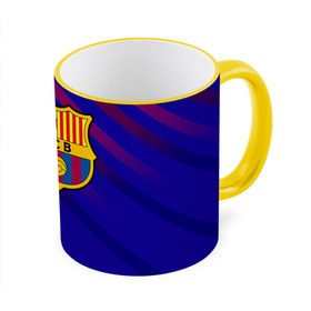 Кружка 3D с принтом FC Barcelona в Белгороде, керамика | ёмкость 330 мл | barcelona | football | logo | spain | sport | арт | барселона | испания | лига | лого | спорт | текстура | фк | футбол | футбольный клуб | эмблема