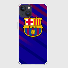 Чехол для iPhone 13 с принтом FC Barcelona в Белгороде,  |  | barcelona | football | logo | spain | sport | арт | барселона | испания | лига | лого | спорт | текстура | фк | футбол | футбольный клуб | эмблема