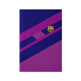 Обложка для паспорта матовая кожа с принтом FC Barcelona в Белгороде, натуральная матовая кожа | размер 19,3 х 13,7 см; прозрачные пластиковые крепления | barcelona | football | logo | spain | sport | арт | барселона | испания | лига | лого | спорт | текстура | фк | футбол | футбольный клуб | эмблема