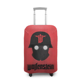 Чехол для чемодана 3D с принтом Wolfenstein в Белгороде, 86% полиэфир, 14% спандекс | двустороннее нанесение принта, прорези для ручек и колес | bj | castle | colossus | new order | old blood | wolfenstein | би джей | блаcковиц | блажкович | блацкович | вольфенштайн | вольфенштейн | вульфенштайн | вульфенштейн | уильям