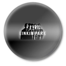 Значок с принтом Группа Linkin Park в Белгороде,  металл | круглая форма, металлическая застежка в виде булавки | bennington | chester | linkin park | альтернативный | беннингтон | группа | ленкин | линкин | майк | метал | музыкант | ню | нюметал | парк | певец | рок | рэп | честер | электроник