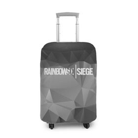 Чехол для чемодана 3D с принтом RAINBOW SIX SIEGE в Белгороде, 86% полиэфир, 14% спандекс | двустороннее нанесение принта, прорези для ручек и колес | rainbow | rainbow six | siege | six | игры | шутер