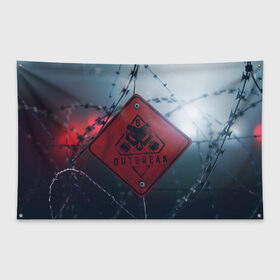 Флаг-баннер с принтом RAINBOW SIX SIEGE в Белгороде, 100% полиэстер | размер 67 х 109 см, плотность ткани — 95 г/м2; по краям флага есть четыре люверса для крепления | rainbow six | siege | игры | шутер