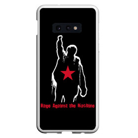 Чехол для Samsung S10E с принтом Rage Against the Machine в Белгороде, Силикон | Область печати: задняя сторона чехла, без боковых панелей | rage against the machine | альтернативный | америка | американская рок группа | брэд уилк | жанр | зак де ла роча | калифорния | лос анджелес | метал | музыка | ню метал | рок | рэп метал | рэп рок | рэпкор | сша