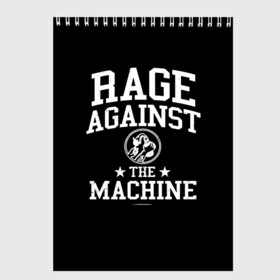 Скетчбук с принтом Rage Against the Machine в Белгороде, 100% бумага
 | 48 листов, плотность листов — 100 г/м2, плотность картонной обложки — 250 г/м2. Листы скреплены сверху удобной пружинной спиралью | Тематика изображения на принте: rage against the machine | альтернативный | америка | американская рок группа | брэд уилк | жанр | зак де ла роча | калифорния | лос анджелес | метал | музыка | ню метал | рок | рэп метал | рэп рок | рэпкор | сша