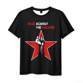 Мужская футболка 3D с принтом Rage Against the Machine в Белгороде, 100% полиэфир | прямой крой, круглый вырез горловины, длина до линии бедер | Тематика изображения на принте: rage against the machine | альтернативный | америка | американская рок группа | брэд уилк | жанр | зак де ла роча | калифорния | лос анджелес | метал | музыка | ню метал | рок | рэп метал | рэп рок | рэпкор | сша