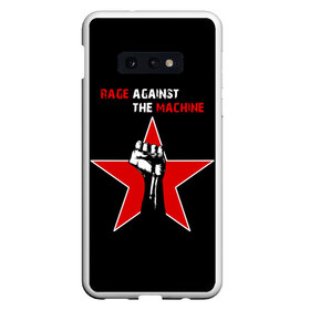 Чехол для Samsung S10E с принтом Rage Against the Machine в Белгороде, Силикон | Область печати: задняя сторона чехла, без боковых панелей | rage against the machine | альтернативный | америка | американская рок группа | брэд уилк | жанр | зак де ла роча | калифорния | лос анджелес | метал | музыка | ню метал | рок | рэп метал | рэп рок | рэпкор | сша