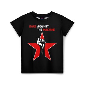 Детская футболка 3D с принтом Rage Against the Machine в Белгороде, 100% гипоаллергенный полиэфир | прямой крой, круглый вырез горловины, длина до линии бедер, чуть спущенное плечо, ткань немного тянется | Тематика изображения на принте: rage against the machine | альтернативный | америка | американская рок группа | брэд уилк | жанр | зак де ла роча | калифорния | лос анджелес | метал | музыка | ню метал | рок | рэп метал | рэп рок | рэпкор | сша