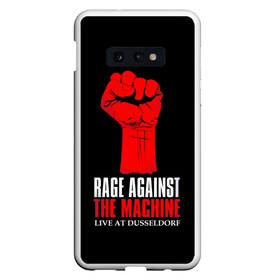 Чехол для Samsung S10E с принтом Rage Against the Machine в Белгороде, Силикон | Область печати: задняя сторона чехла, без боковых панелей | rage against the machine | альтернативный | америка | американская рок группа | брэд уилк | жанр | зак де ла роча | калифорния | лос анджелес | метал | музыка | ню метал | рок | рэп метал | рэп рок | рэпкор | сша