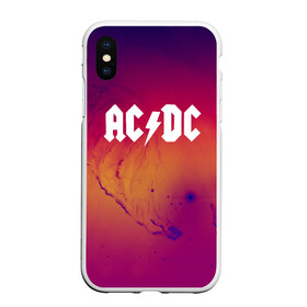 Чехол для iPhone XS Max матовый с принтом AC DC COLLECTION SPACE EDITION в Белгороде, Силикон | Область печати: задняя сторона чехла, без боковых панелей | ac dc | logo | music | pop | rock | usa | альтернатива | металл | музыка | музыкальный | поп | рок