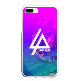 Чехол для iPhone 7Plus/8 Plus матовый с принтом LINKIN PARK 2018 MUSIC PLANET в Белгороде, Силикон | Область печати: задняя сторона чехла, без боковых панелей | linkin park | logo | music | pop | rock | альтернатива | металл | музыка | музыкальный | поп | рок