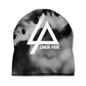 Шапка 3D с принтом LINKIN PARK GRAY ABSTRACT ROCK в Белгороде, 100% полиэстер | универсальный размер, печать по всей поверхности изделия | Тематика изображения на принте: linkin park | logo | music | pop | rock | альтернатива | металл | музыка | музыкальный | поп | рок | честер беннингтон