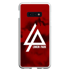 Чехол для Samsung S10E с принтом LINKIN PARK COLOR RED MUSIC в Белгороде, Силикон | Область печати: задняя сторона чехла, без боковых панелей | linkin park | logo | music | pop | rock | альтернатива | металл | музыка | музыкальный | поп | рок | честер беннингтон