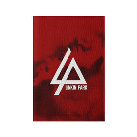 Обложка для паспорта матовая кожа с принтом LINKIN PARK COLOR RED MUSIC в Белгороде, натуральная матовая кожа | размер 19,3 х 13,7 см; прозрачные пластиковые крепления | linkin park | logo | music | pop | rock | альтернатива | металл | музыка | музыкальный | поп | рок | честер беннингтон