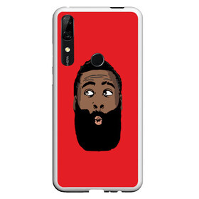 Чехол для Honor P Smart Z с принтом James Harden в Белгороде, Силикон | Область печати: задняя сторона чехла, без боковых панелей | Тематика изображения на принте: 13 | fear the beard | houston rockets | mvp | nba | баскетбол | джеймс харден | нба | хьюстон рокетс