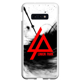 Чехол для Samsung S10E с принтом LINKIN PARK GRAY SMOKE MUSIC в Белгороде, Силикон | Область печати: задняя сторона чехла, без боковых панелей | Тематика изображения на принте: linkin park | logo | music | pop | rock | альтернатива | металл | музыка | музыкальный | поп | рок | честер беннингтон