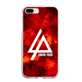 Чехол для iPhone 7Plus/8 Plus матовый с принтом LINKIN PARK FIRE MUSIC 2018 в Белгороде, Силикон | Область печати: задняя сторона чехла, без боковых панелей | linkin park | logo | music | pop | rock | альтернатива | металл | музыка | музыкальный | поп | рок | честер беннингтон