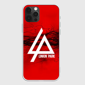 Чехол для iPhone 12 Pro Max с принтом LINKIN PARK lightning red в Белгороде, Силикон |  | linkin park | logo | music | pop | rock | альтернатива | металл | музыка | музыкальный | поп | рок | честер беннингтон