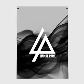 Постер с принтом LINKIN PARK SMOKE GRAY 2018 в Белгороде, 100% бумага
 | бумага, плотность 150 мг. Матовая, но за счет высокого коэффициента гладкости имеет небольшой блеск и дает на свету блики, но в отличии от глянцевой бумаги не покрыта лаком | Тематика изображения на принте: linkin park | logo | music | pop | rock | альтернатива | металл | музыка | музыкальный | поп | рок | честер беннингтон