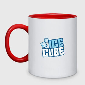 Кружка двухцветная с принтом Ice Cube в Белгороде, керамика | объем — 330 мл, диаметр — 80 мм. Цветная ручка и кайма сверху, в некоторых цветах — вся внутренняя часть | hip hop | hiphop | ice cube | mc | n.w.a | rap | айс | гангса | джексон | западное побережье | куб | кубе | кубик льда | кьюб | мс | о ши | оши | реп | репер | речитатив | рэп | рэпер | хип | хипхоп | хоп