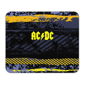 Коврик прямоугольный с принтом AC DC STREET COLLECTION в Белгороде, натуральный каучук | размер 230 х 185 мм; запечатка лицевой стороны | ac dc | logo | music | pop | rock | альтернатива | металл | музыка | музыкальный | поп | рок