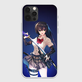 Чехол для iPhone 12 Pro Max с принтом Anime girl в Белгороде, Силикон |  | anime | girl | japan | katana | samurai | sword | аниме | девушка | катана | меч | оружие | самурай | япония