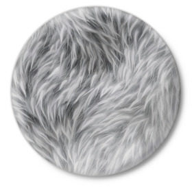 Значок с принтом Шкура волка в Белгороде,  металл | круглая форма, металлическая застежка в виде булавки | волк | дикая | дикий | животное | лес | луна | ночь | собака | тьма