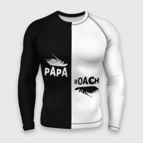 Мужской рашгард 3D с принтом Papa Roach в Белгороде,  |  | papa roach | roach | папа роач | папароач | папароч | роач | роч