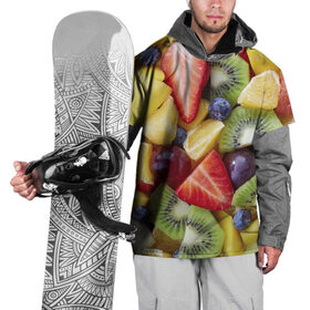Накидка на куртку 3D с принтом Фруктовое ассорти в Белгороде, 100% полиэстер |  | Тематика изображения на принте: витамины | еда | клубника | лимон | малина | овощи | фрукты | цвета | яблоко | яркие