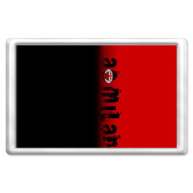 Магнит 45*70 с принтом AC MILAN в Белгороде, Пластик | Размер: 78*52 мм; Размер печати: 70*45 | ac milan | fc | fc milan | football | milan | soccer | белый | клуб | красный | милан | спорт | спортивные | фк | футбол | цвет.логотип | черный | эмблема