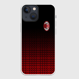 Чехол для iPhone 13 mini с принтом AC MILAN в Белгороде,  |  | ac milan | fc | fc milan | football | milan | soccer | белый | клуб | красный | милан | спорт | спортивные | фк | футбол | цвет.логотип | черный | эмблема