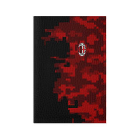 Обложка для паспорта матовая кожа с принтом AC MILAN в Белгороде, натуральная матовая кожа | размер 19,3 х 13,7 см; прозрачные пластиковые крепления | Тематика изображения на принте: ac milan | fc | fc milan | football | milan | soccer | белый | клуб | красный | милан | спорт | спортивные | фк | футбол | цвет.логотип | черный | эмблема